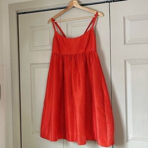 J. Crew Silk Polka Dotted Dress